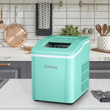 Portable Countertop Ice Maker Machine with Scoop-Green