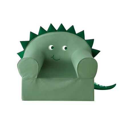 Original Kids Sofa with Armrest and Thick Cushion-Green