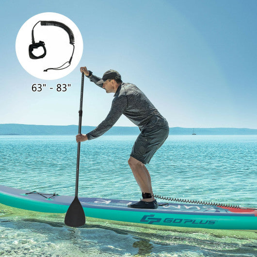 10 Feet Inflatable Stand Up Paddle Board with Backpack Leash Aluminum Paddle-M