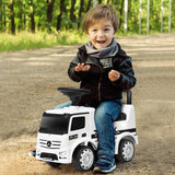 Children Push and Ride Racer Licensed Mercedes Benz Push Truck Car-White
