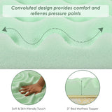 3 Inch Comfortable Mattress Topper Cooling Air Foam-Twin Size