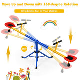 360°Rotation Kids Seesaw Swivel Teeter Totter Playground Equipment