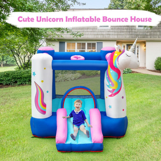 Kids Inflatable Bounce House with 380W Blower
