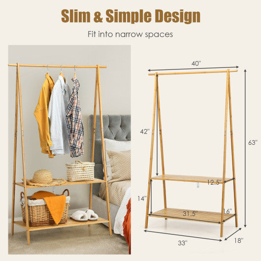 2 tier hanging discount rack