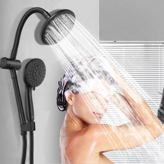 High Pressure Combo Handheld Shower Head-Black