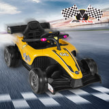 12V Kids Ride on Electric Formula Racing Car with Remote Control-Yellow