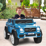 12V Licensed Mercedes-Benz Kids Ride On Car-Navy