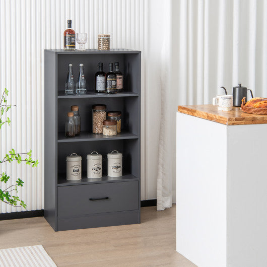 48 inch tall shop bookcase with doors
