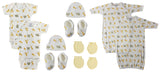 Unisex Newborn Baby 10 Pc Layette Sets
