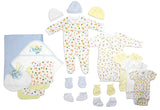 Newborn Baby Boys 21 Pc Layette Baby Shower Gift Set