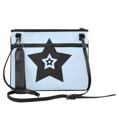 Bulky Star Slim Clutch in Light Blue color by Stardust