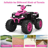 12V Kids 4-Wheeler ATV Quad Ride On Car -Pink