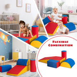 5-Piece Set Climb Activity Play Safe Foam Blocks-Red