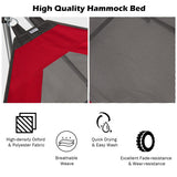 Portable Folding Hammock with Hammock Stand-Red