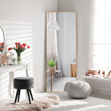 59''Full Length Mirror Large Rectangle Bedroom Mirror-Golden