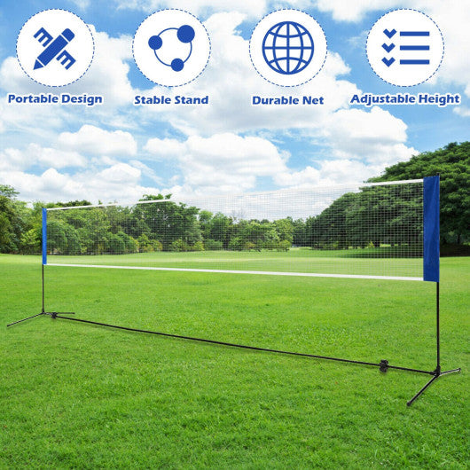 Portable 10" x 5"  Badminton Beach Tennis Training Net