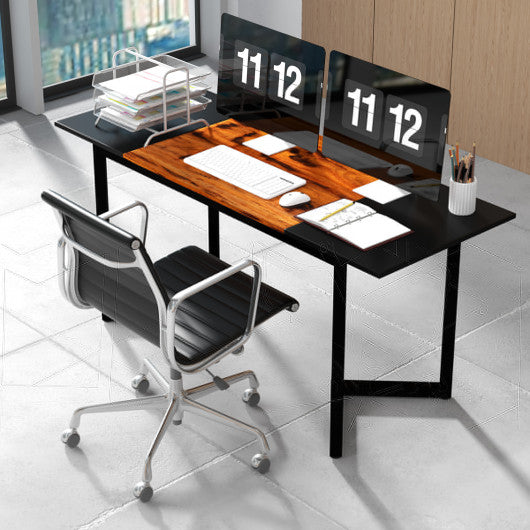 Home Office Desk-63 inch Large Computer Desk Table for Black