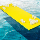 5.5 Feet 3-Layer Multi-Purpose Floating Beer Pong Table-Yellow