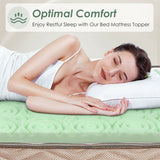 3 Inch Comfortable Mattress Topper Cooling Air Foam-Queen Size