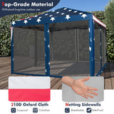 10 x 10 Feet Pop-up Canopy Tent Gazebo Canopy for Outdoor
