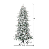 6 Feet Pre-lit Artificial Christmas Tree