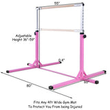 Adjustable Gymnastics Horizontal Bar for Kids