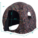 Portable Pop up Ground Camo Blind Hunting Enclosure