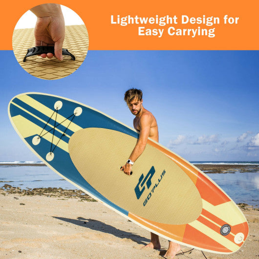 Inflatable Stand Up Paddle Board Surfboard with Bag Aluminum Paddle and Hand Pump-L