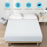 10 Inch Air Foam Pressure Relief Bed Mattress with Jacquard Soft Cover-Twin Size