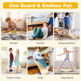 12 Inch Wobble Board for Balance Training-Natural