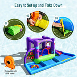 Inflatable Water Slide Castle without Blower