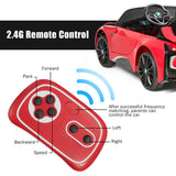 12V Licensed BMW Kids Ride On Car with Remote Control-Red