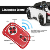 12V Licensed BMW Kids Ride On Car with Remote Control-White