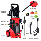 3000 PSI Electric High Pressure Washer With Patio Cleaner -Red