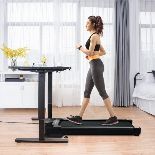 Under Desk Walking Pad Treadmill with Touchable LED Display