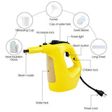 1400W Multipurpose Pressurized Steam Cleaner With 17 Pieces Accessories-Yellow