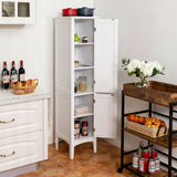 Freestanding Bathroom Storage Cabinet for Kitchen and Living Room-White