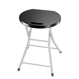 28 Inch Portable Folding Stools with 330lbs Limited Sturdy Frame