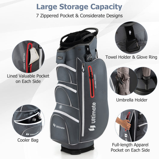 15 way cart bag outlet
