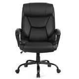 Massage Executive Office Chair with 6 Vibrating Points-Black