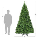 PVC Artificial Christmas Tree Premium Hinged-9 ft