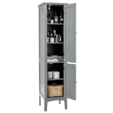 Freestanding Bathroom Storage Cabinet for Kitchen and Living Room-Gray