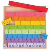 Fractions Tray by Bigjigs Toys US