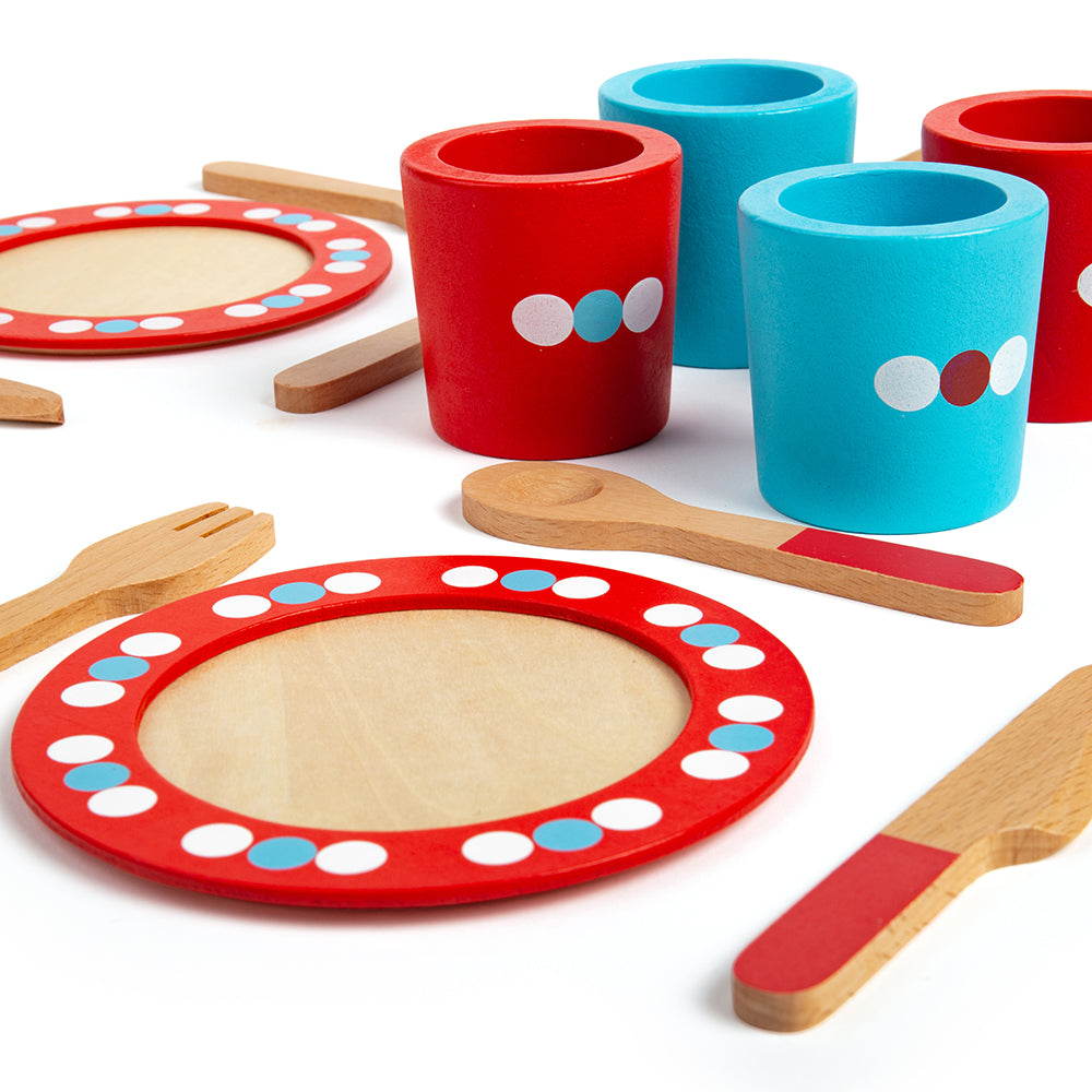 Dinner Service (20 Pieces) by Bigjigs Toys US