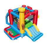 Baseball Themed Inflatable Bounce House with Ball Pit and Ocean Balls with 735W Blower