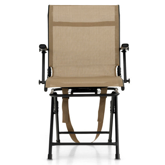 Folding mesh online patio chairs