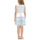 Blue Lace N stars Skater dress by Stardust