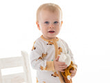 Organic Cotton Romper -  The Animal Kingdom by Little Moy