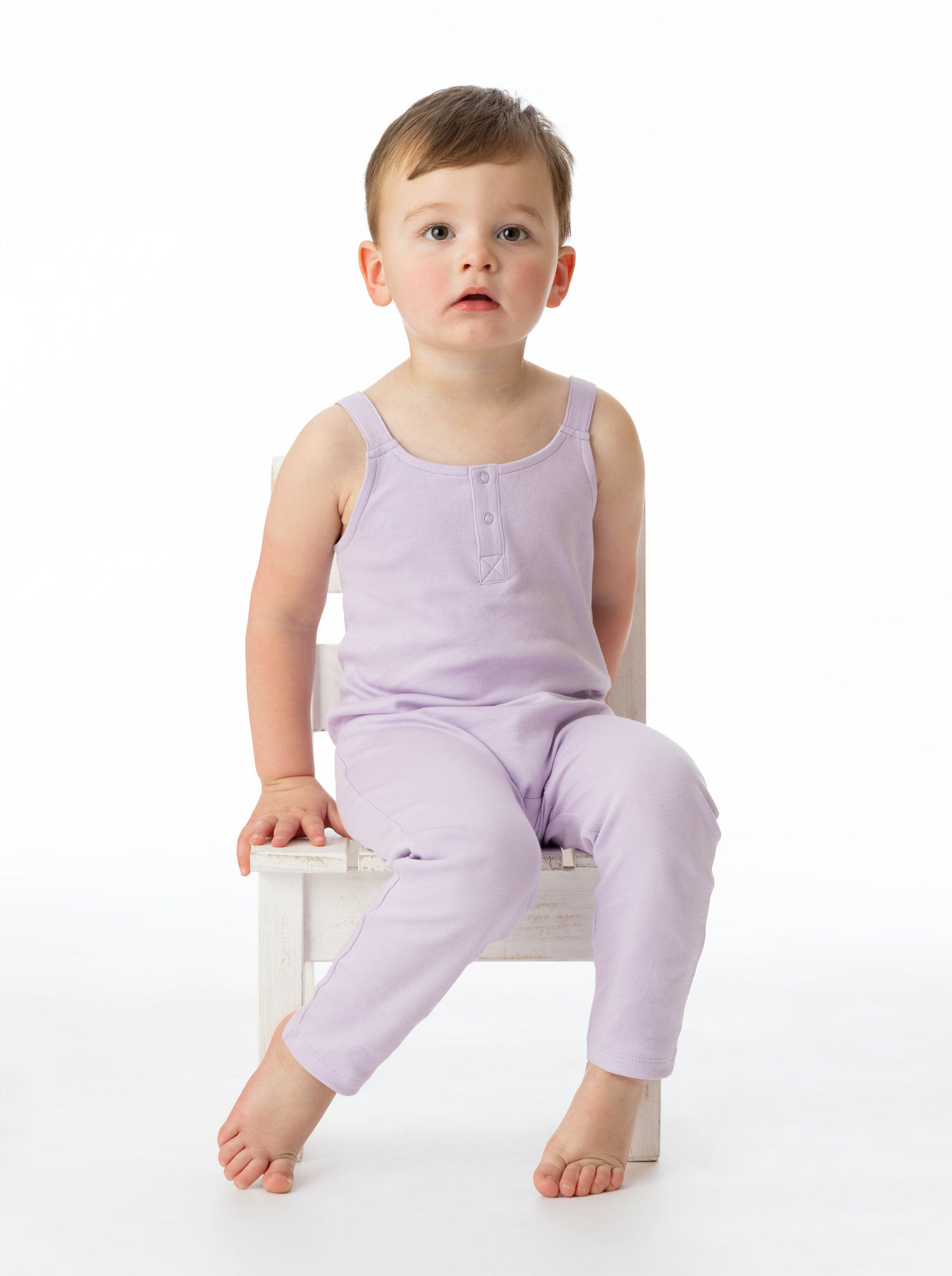 Organic Cotton Overall - Lavender by Little Moy