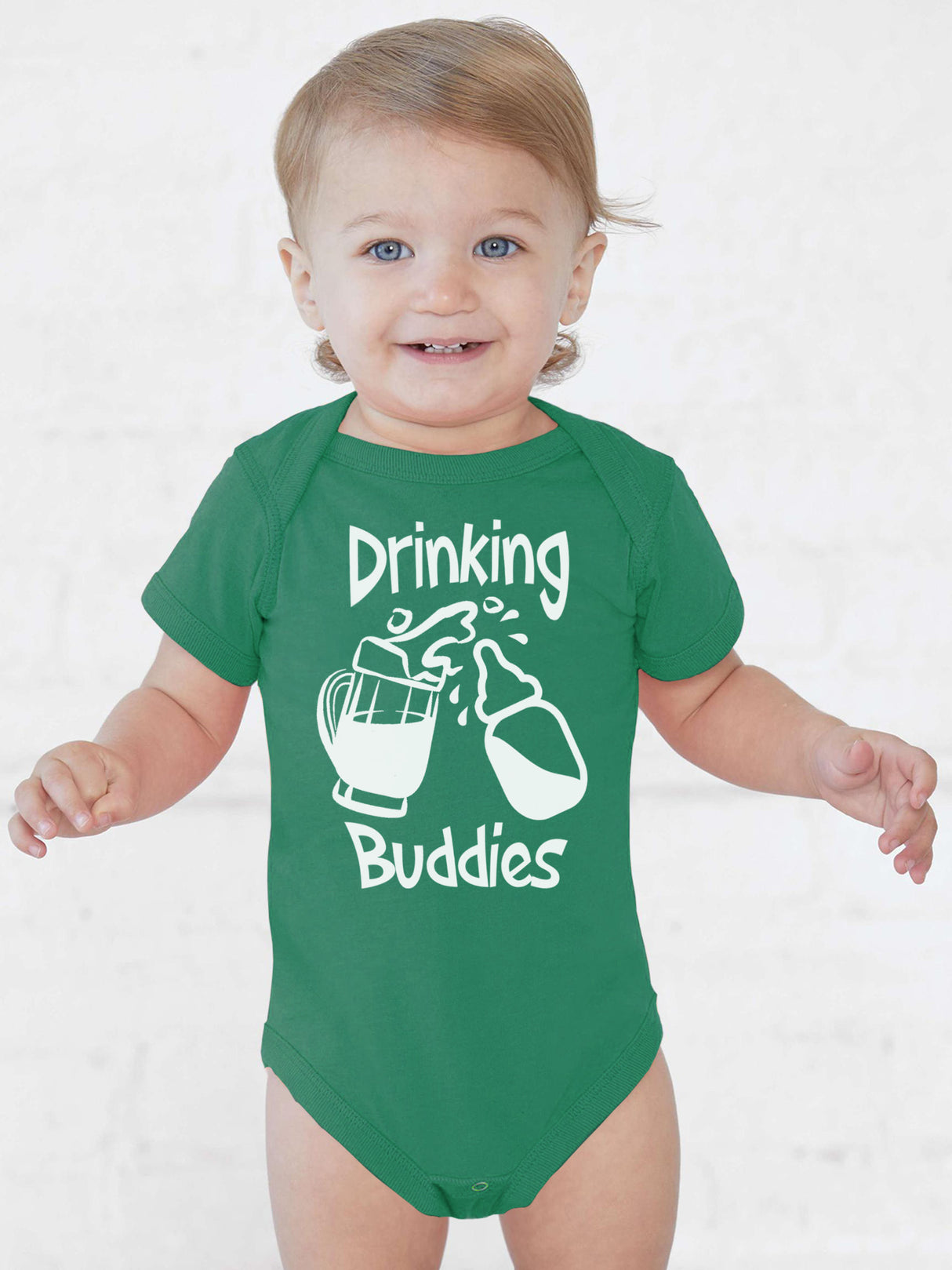 Drinking Buddies Mug Green Bodysuits - Aiden's Corner